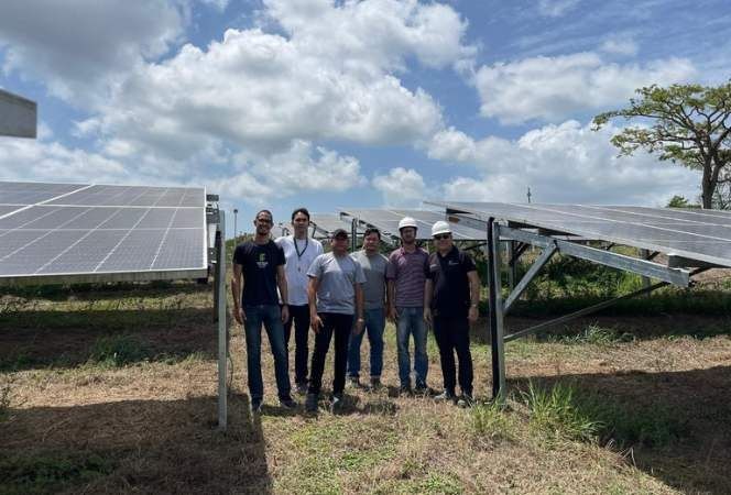 Revisão de usina solar fotovoltaica