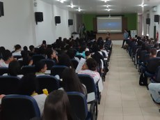 Gestão do Ifal Satuba realiza acolhida dos estudantes no auditório do campus