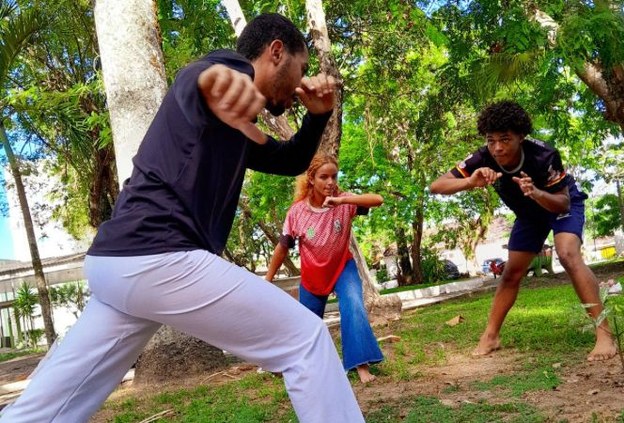 Centro Acadêmico de Laticínios e Neabi inauguram Grupo de Capoeira no Ifal Satuba