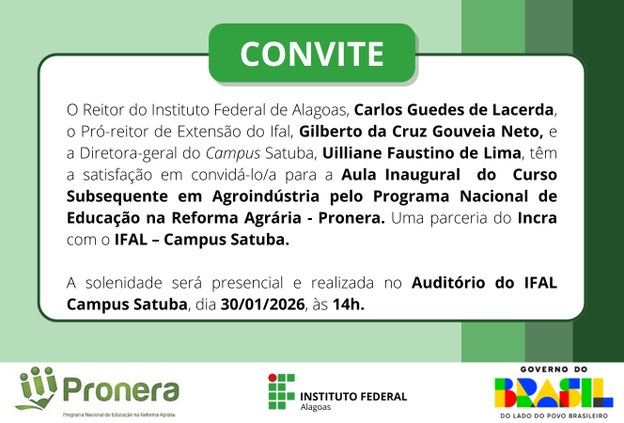 Evento interinstitucional marca iniciativa pioneira no Campus Satuba