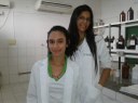 Elizandra Santos e Steffany Nathália, estudantes colaboradoras do projeto de extensão