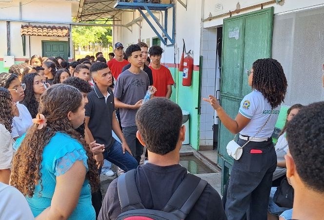 Ingressantes puderam conhecer laboratórios, áreas de cultivo e espaços históricos
