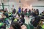 Servidores da Assistência Estudantil (assistentes sociais, psicólogos, profissionais da saúde) promoveram dinâmicas com os calouros na parte da tarde