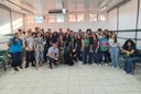 Servidores da Assistência Estudantil (assistentes sociais, psicólogos, profissionais da saúde) promoveram dinâmicas com os calouros na parte da tarde