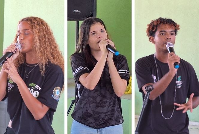 Veteranos recepcionam colegas novatos com apresentações musicais