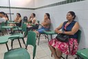 Familiares participaram da aula inaugural, no dia 28 de abril