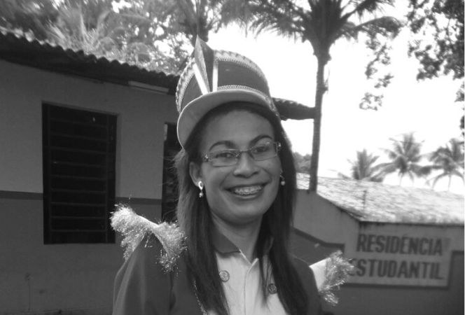 Pamela Sthefania da Silva, egressa do curso de Agropecuária