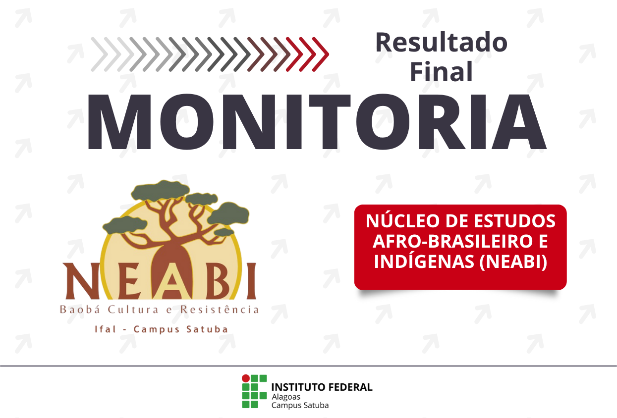 Resultado Final da Monitoria Neabi