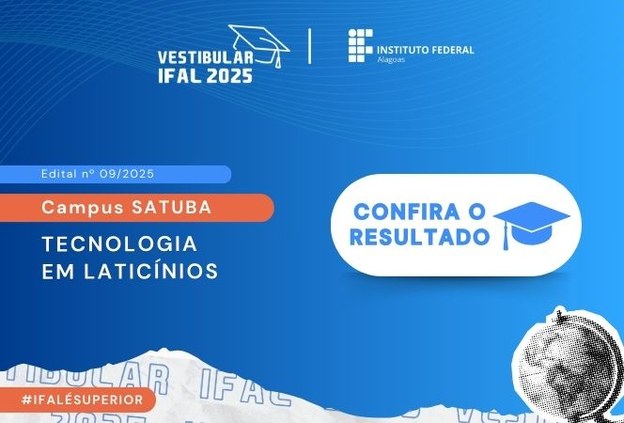 Tecnologia em Laticínios 2025: confira resultado final da 1ª chamada