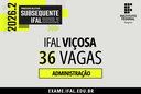 Campus Viçosa abre inscrições para curso técnico subsequente em Administração