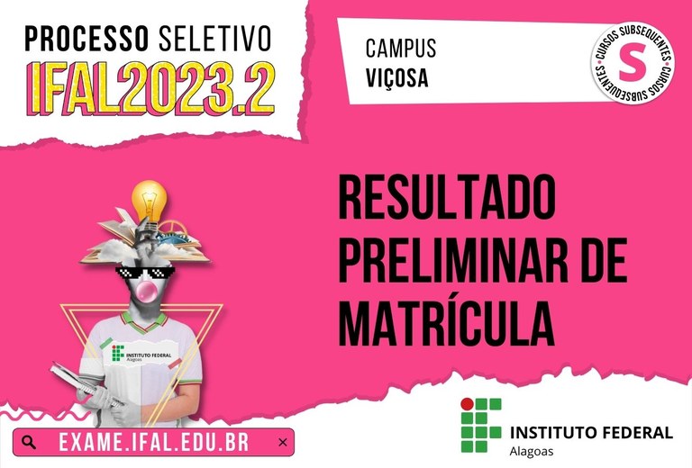 Campus Viçosa divulga resultado preliminar de matrícula no curso de Administração
