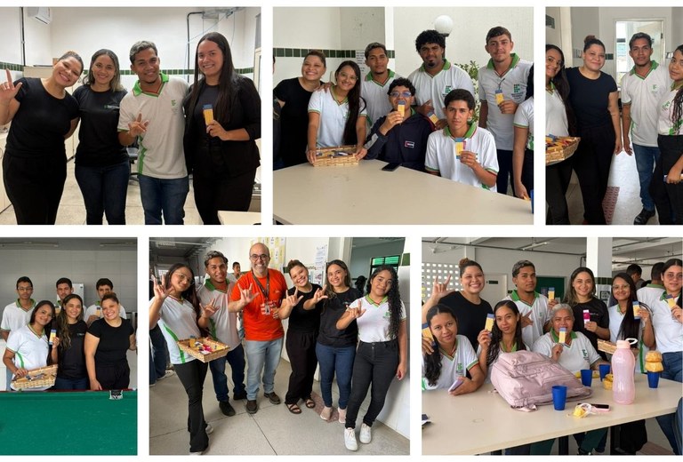 Estudantes recebem marcadores de páginas no Dia Nacional de Libras, 24 de abril.jpg