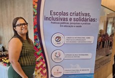 Marina Oliveira apresentou trabalho desenvolvido no Mestrado Profissional em Educação Profissional e Tecnológica, do Ifal.jpeg