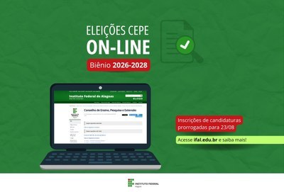 Eleições Cepe: prazo para inscrição de candidaturas é prorrogado para 23 de agosto