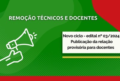 Remoção interna para servidores do Ifal