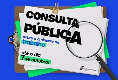 Enquete está disponível para servidores, estagiários e colaboradores