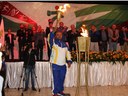 O judoca Carlos Eduardo Honorato foi o responsável pelo acendimento da pira dos Jogos dos Institutos Federais 2017