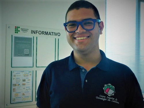 Kristhyan Davinny será o primeiro representante do Instituto Federal de Alagoas (Ifal) a participar do Projeto Lapassion.JPG