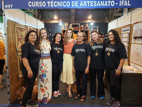 Estande recebeu a visita da primeira-dama deo Estado de Alagoas, Renata Calheiros.jpeg