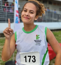 Giovana Canuto ficou em 1º lugar na prova de 100m rasos.png