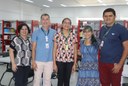 Bibliotecários em visita ao IFS