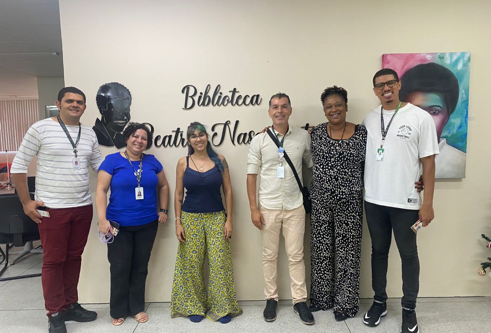 Bibliotecários em visita ao IFS
