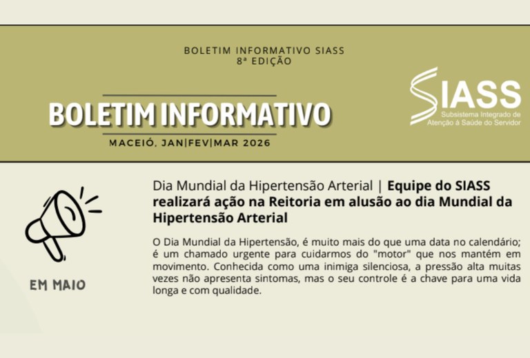 Boletim do Siass destaca atividades do primeiro trimestre de 2026