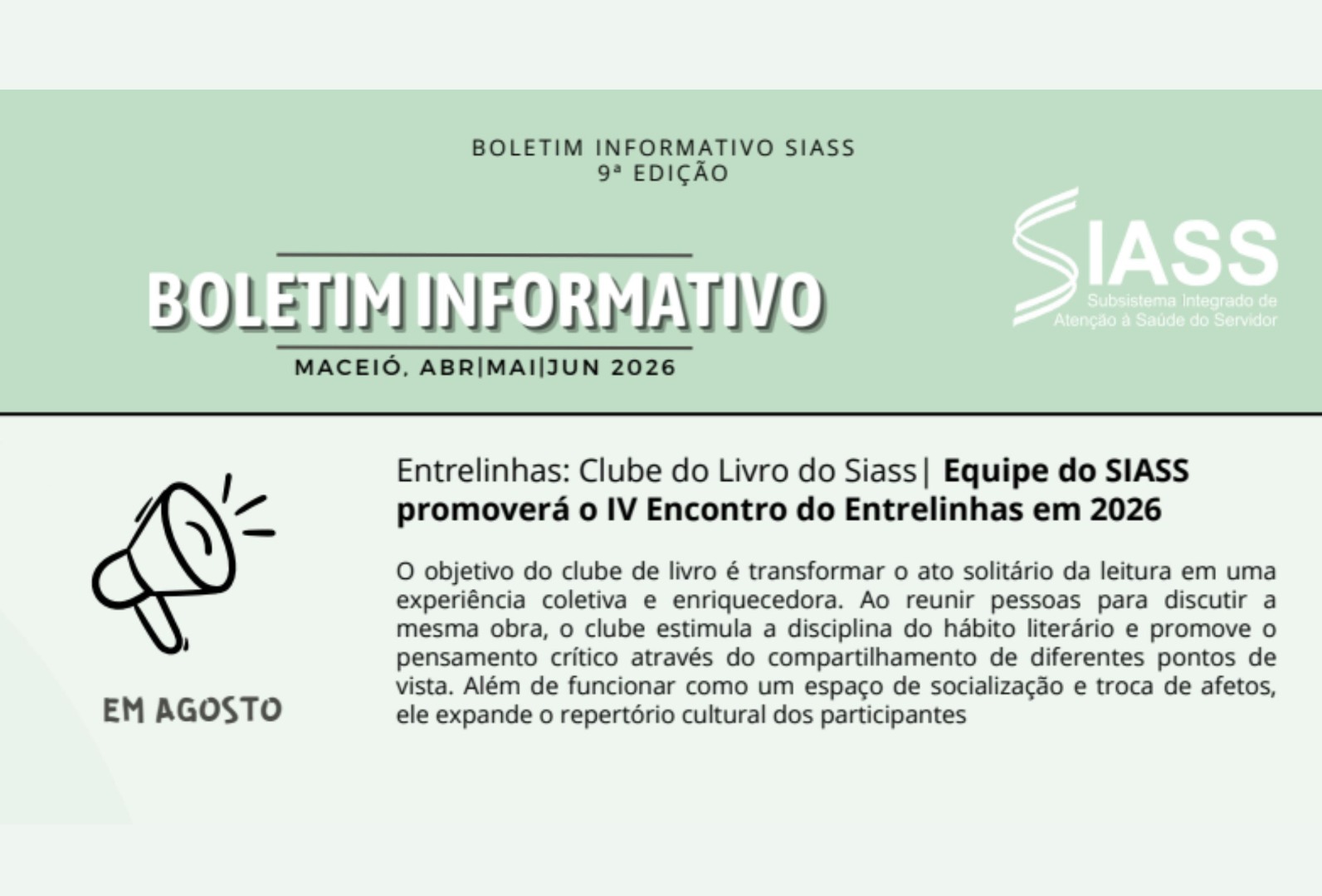 Ações de saúde, ergonomia e combate ao assédio no trabalho também foram destaques do trimestre