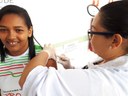 Vacinação contra a gripe no Campus Maragogi