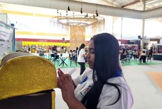 Baú de leitura faz sucesso na Bienal Baú de leitura faz sucesso na Bienal