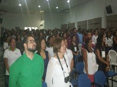 Público lota auditório durante a abertura dos workshops promovidos pelo Ifal Marechal.