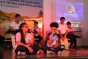 Grupo Musical Ifal Piranhas, formado por discentes da unidade, inciou apresentações do Festival de Arte.JPG
