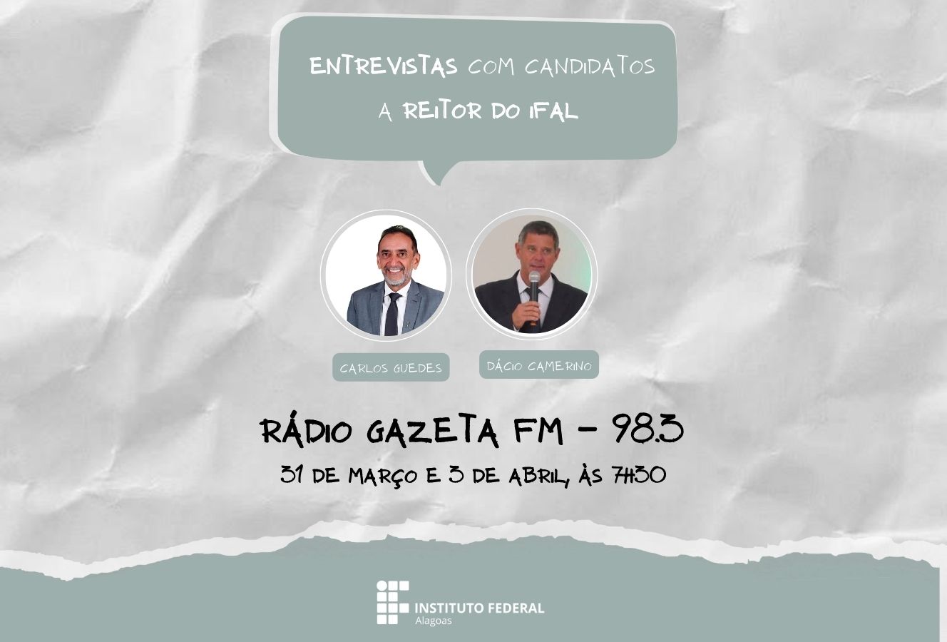 Candidatos participam de debate na Rádio Gazeta FM