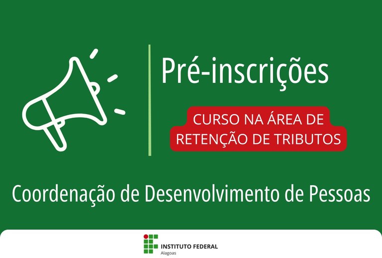 Curso na área de retenção de tributos está com pré-inscrições abertas