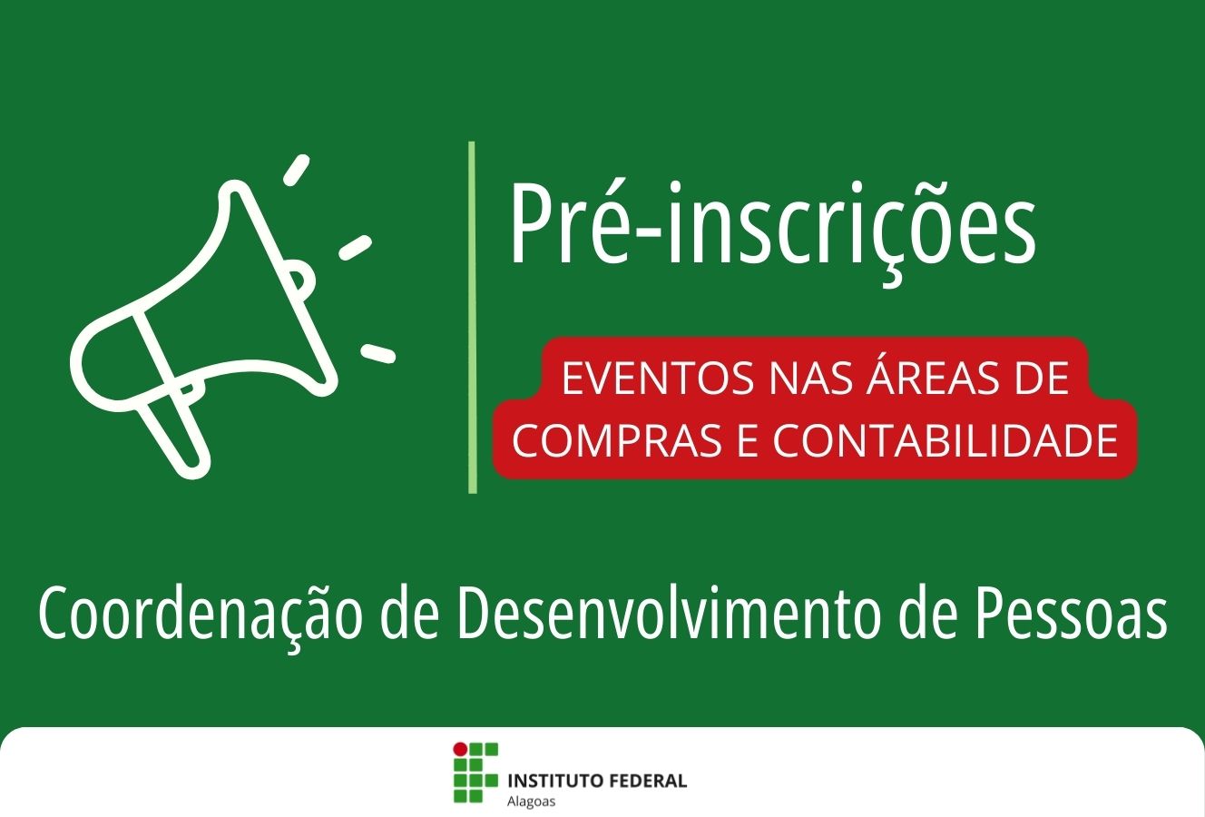 CDP abre pré-inscrições para eventos