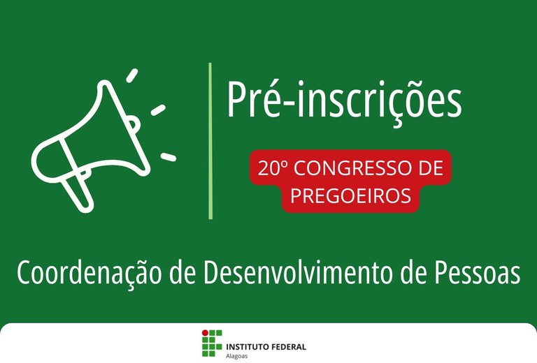 CDP informa pré-inscrições para Congresso de Pregoeiros