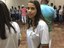 A aluna Estéfanie Dias, do curso de Informática do Campus Viçosa, aproveitou a oportunidade para dançar.JPG