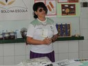 Myrna Maracajá levou alguns dos produtos do Curso Básico de Estamparia, que está ofertando no Campus Maceió.JPG
