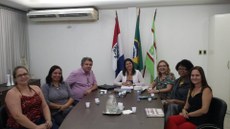 Comissão de avaliadores com os professores do Câmpus Maceió