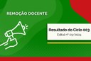 Edital de remoção de docentes