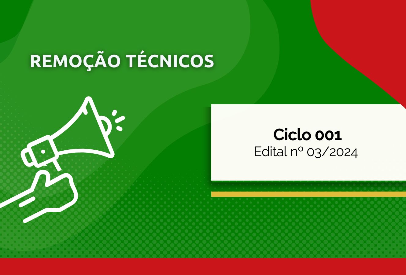 Edital de remoção para técnicos-administrativos