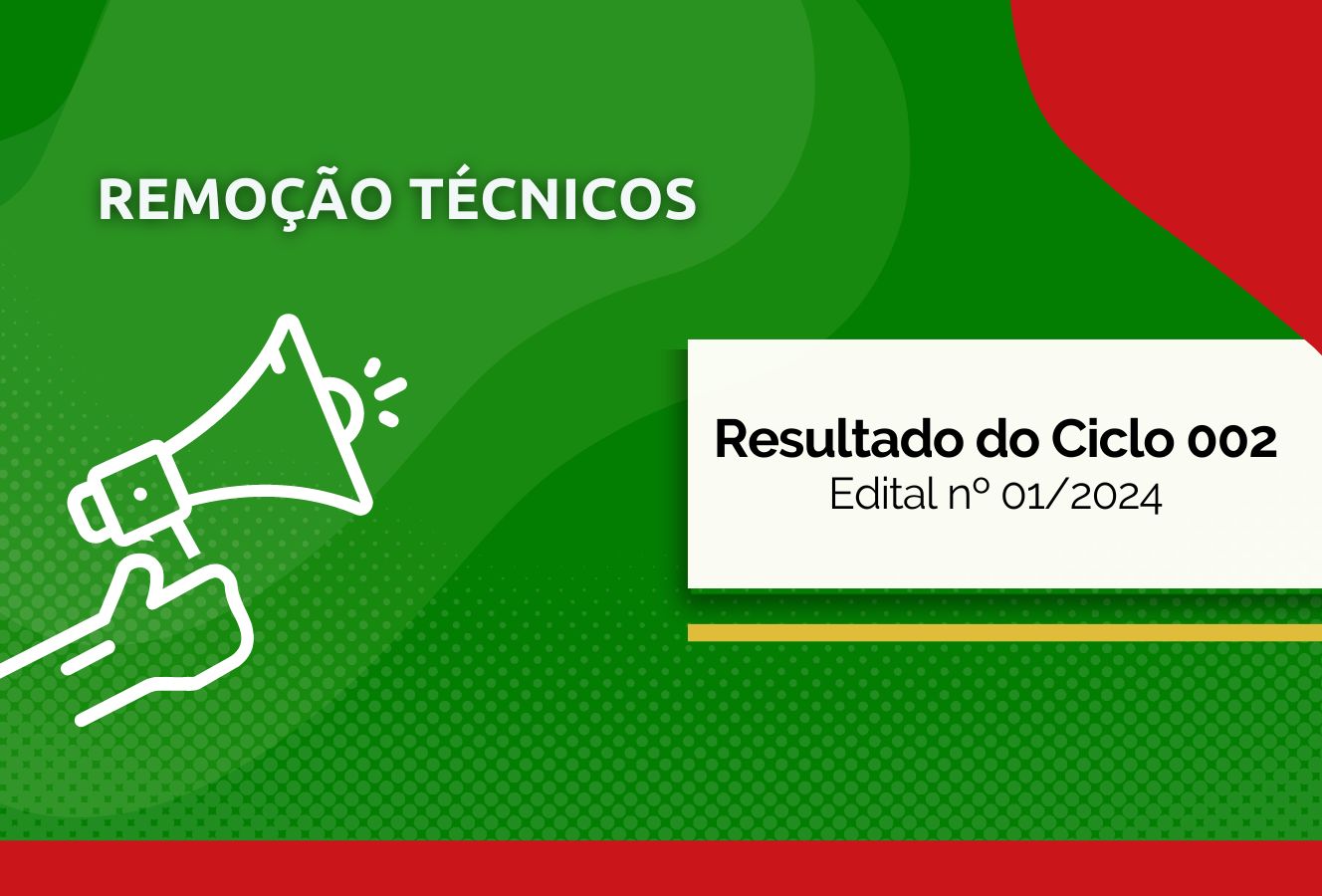 Edital de remoção para técnicos