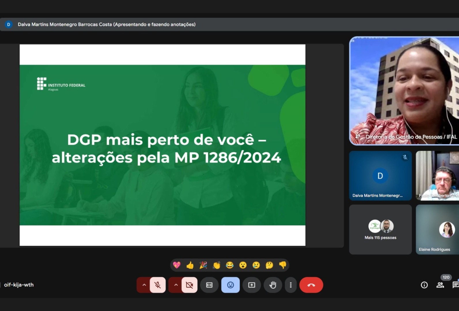 Reunião do programa DGP Mais Perto de Você