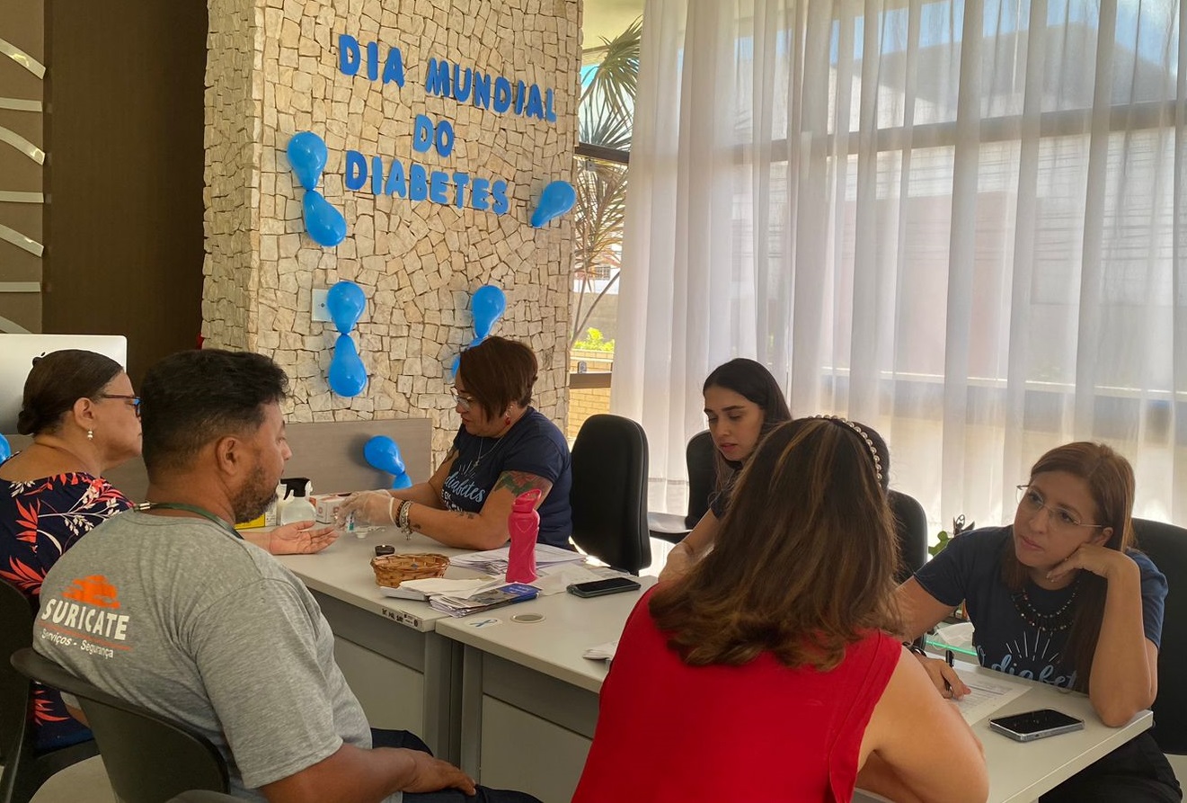 Dia Mundial da Diabetes contou com atividade no hall da reitoria do Ifal.jpeg