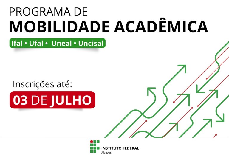 Edital de mobilidade acadêmica entre IES de Alagoas