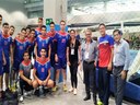 Reitor do Ifal, Sérgio Teixeira levou apoio à delegação alagoana na competição