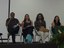 Os docentes do Campus Maceió, Nadja Rocha, Joalham Cardim, Ana Luíza Araújo e Tiago Rosário apontaram que reformas são propostas ao moldes mercadológico.JPG