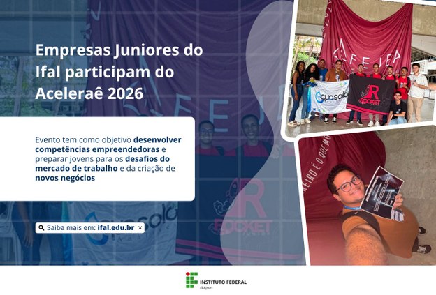 Empresas Juniores do Ifal participam do Aceleraê 2026