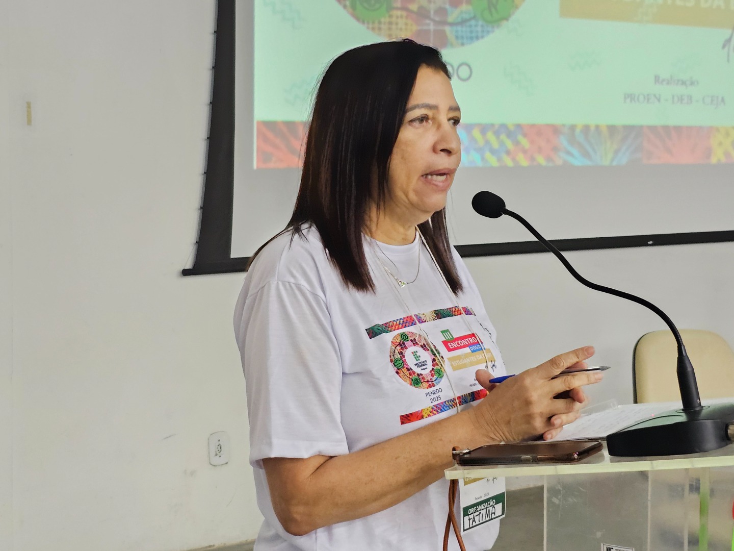 A coordenadora da modalidade EJA no Ifal, Fátima Amorim, reforçou que estudntes tem acesso ao curso médio integrado esão inseridos em projetos de pesquisa e extensão.jpg