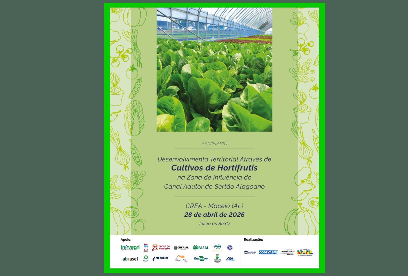 Evento acontece no dia 28 de abril no Auditório da Crea, em Maceió.jpg